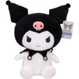 Hello Kitty - Plyšová postavička 23 cm Černá Kuromi
