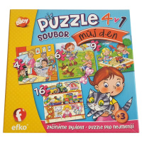 Puzzle 4v1 – Můj den