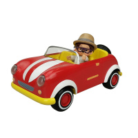 Monchhichi autíčko s figurkou