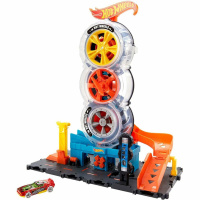Hot Wheels City- Dráha Super Twist Tire Shop