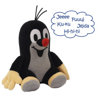 Plyšový Krtek se zvukem 15 cm