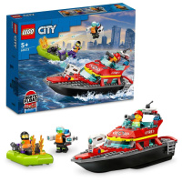60373 Lego City – Hasičská záchranná loď a člun