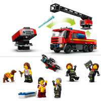 60414 Lego City – Hasičská stanice s hasičským vozidlem