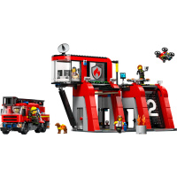 60414 Lego City – Hasičská stanice s hasičským vozidlem