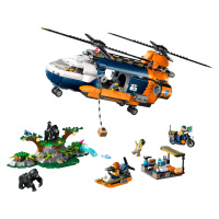 60437 Lego City – Helikoptéra na průzkum džungle v základním táboře