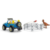 Schleich Dinosaurs – Terénní auto s výběhem pro dinosaura 41464