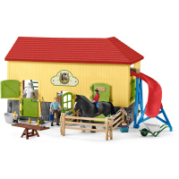 Schleich - Stáj pro koně s příslušenstvím 42485