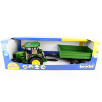 Bruder - Traktor John Deere s vlečkou