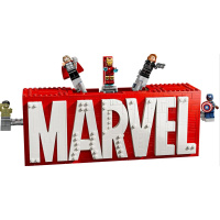 76313 Lego Marvel – Logo Marvel a mini figurky