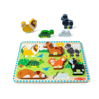 Dřevěné puzzle - Domácí zvířátka