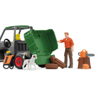 Schleich Farm World – Auto s dřevorubcem 42659