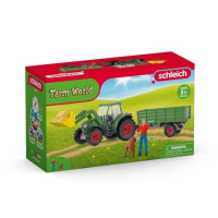 Schleich – Traktor s přívěsem 42608