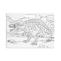 Malování s nálepkami - Dinosauři