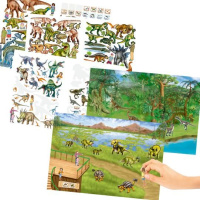 Dino World – Samolepkový sešit