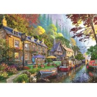 Puzzle 1000 - Ulička u kanálu
