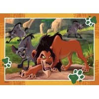 Puzzle 4x42 - Disney: Lví král