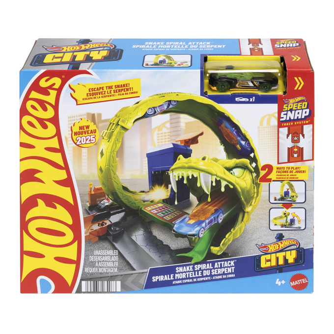 Hot Wheels City – Dráha Snake Spiral Attack
