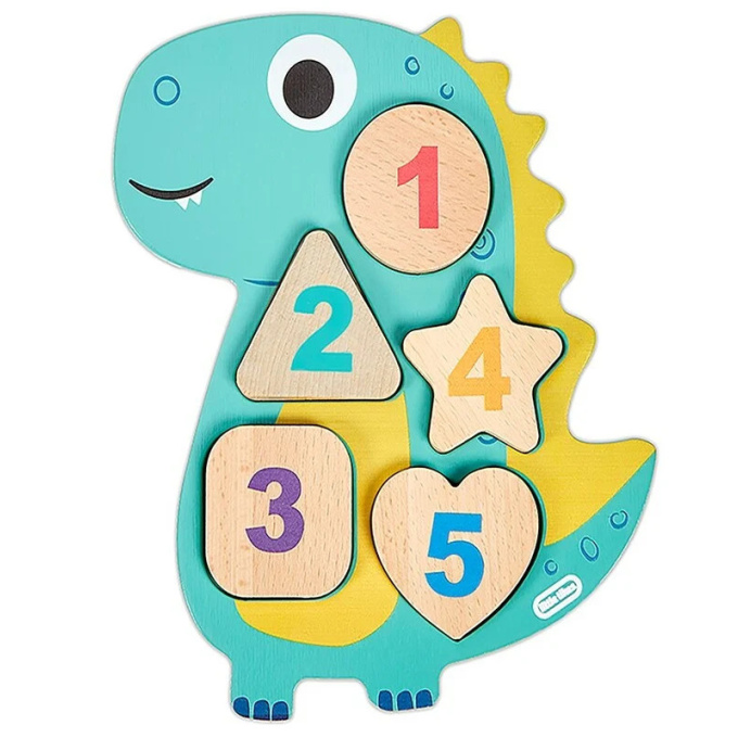 Dřevěné puzzle s čísly