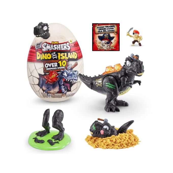 Smashers - Dino Island Černý