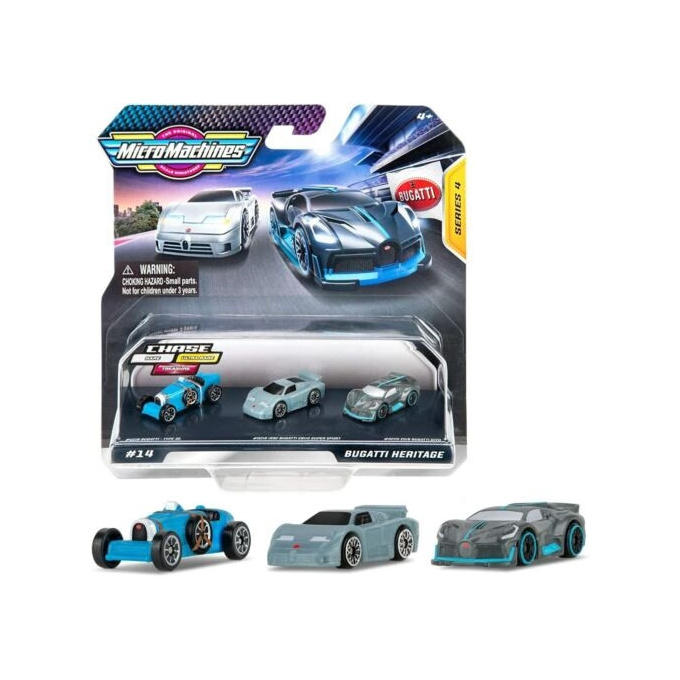 MicroMachines – Mikro vozidla Bugatti Heritage