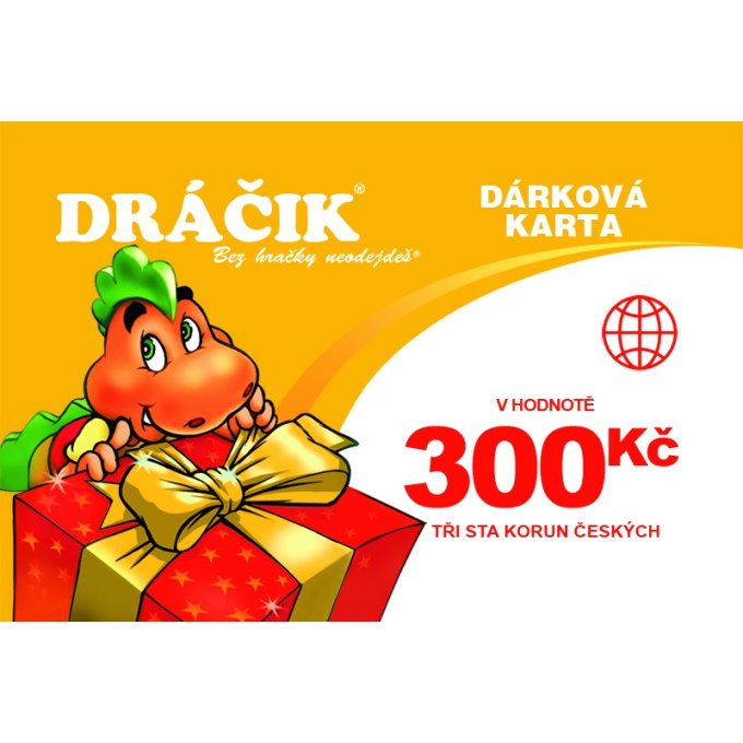 Dárková karta 300 Kč