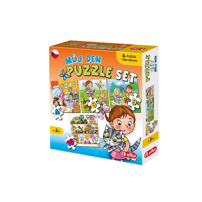 Puzzle 4v1 – Můj den