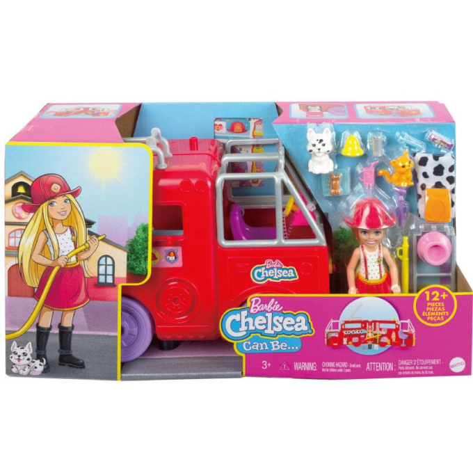 Barbie Chelsea – Hasičské auto