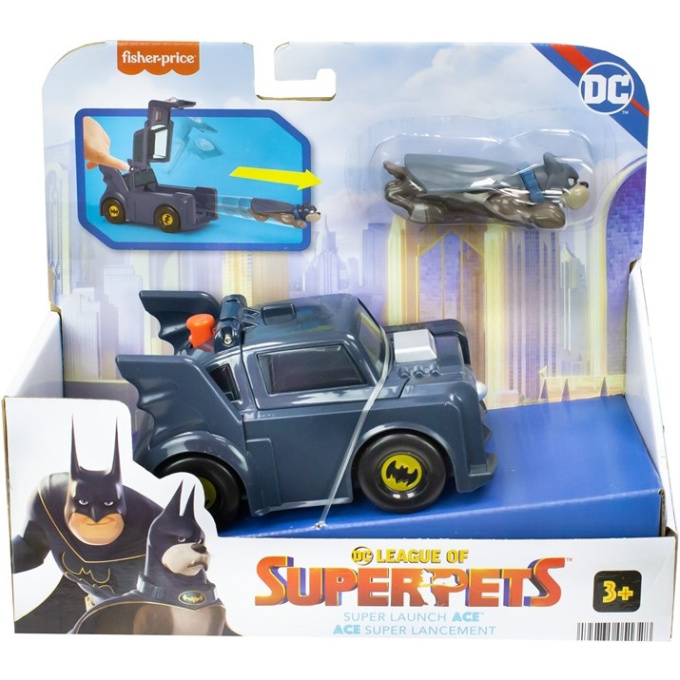 Liga Superzvířat - Ace s Batmobilom