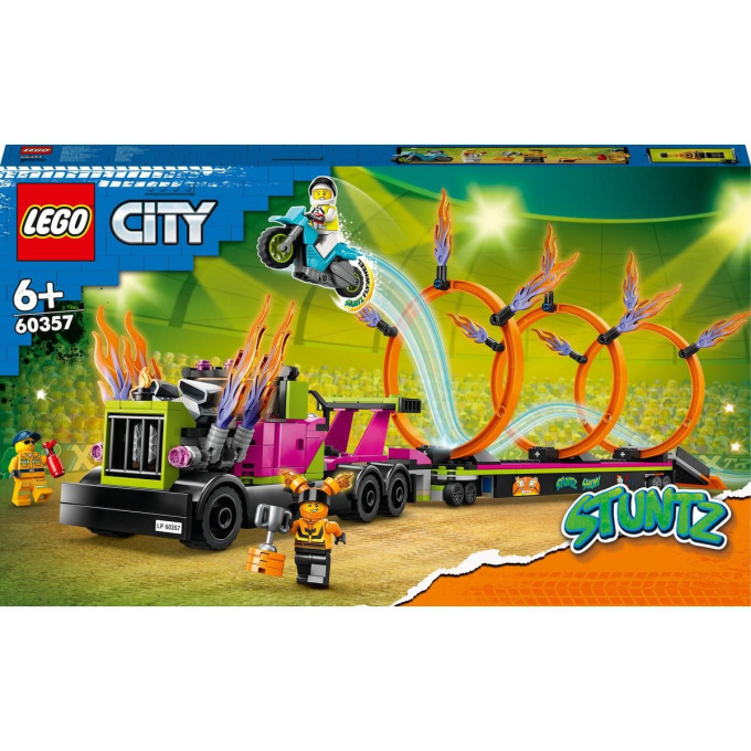 60357 Lego City – Tahač s ohnivými kruhy