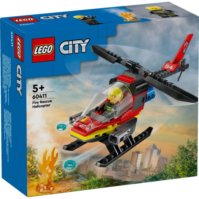 60411 Lego City – Hasičský záchranný vrtulník