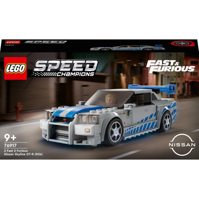 76917 Lego Speed Champions – 2 Fast 2 Furious Nissan Skyline Gt-R (R34)