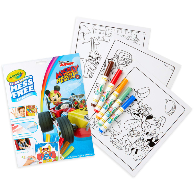 Crayola – Mickey a Roadster Racers omalovánky