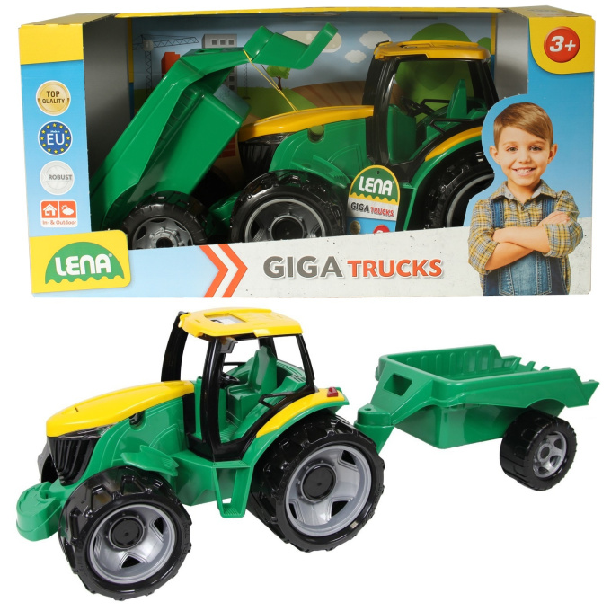 Traktor s vlečkou