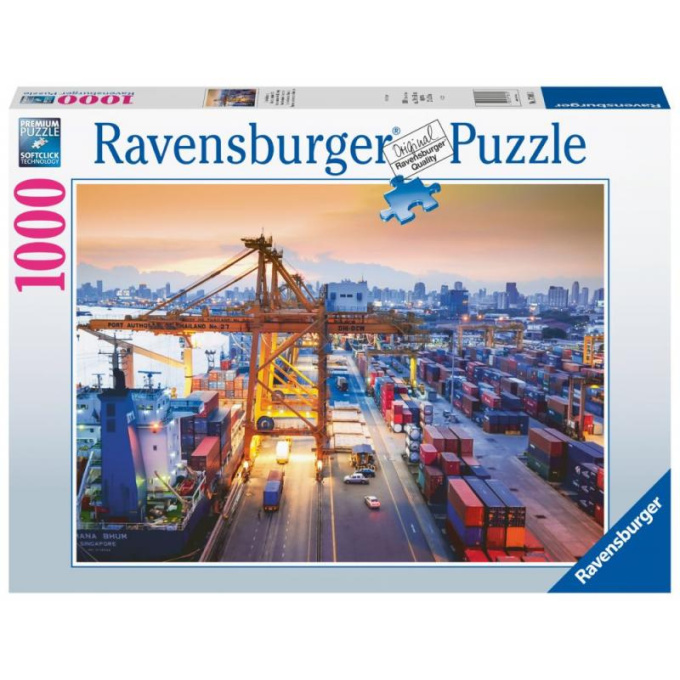 Puzzle 1000 – Přístav v Hamburgu