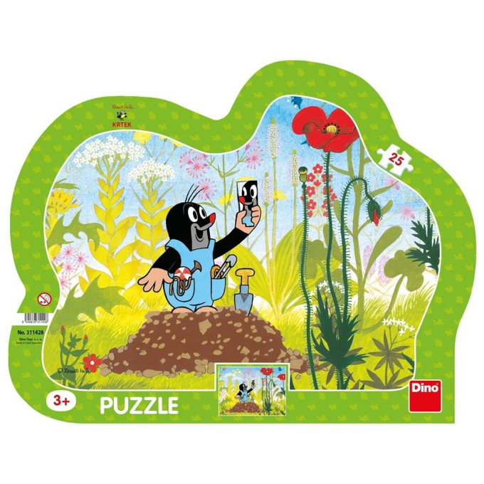 Puzzle 25 – Krtek zahradník