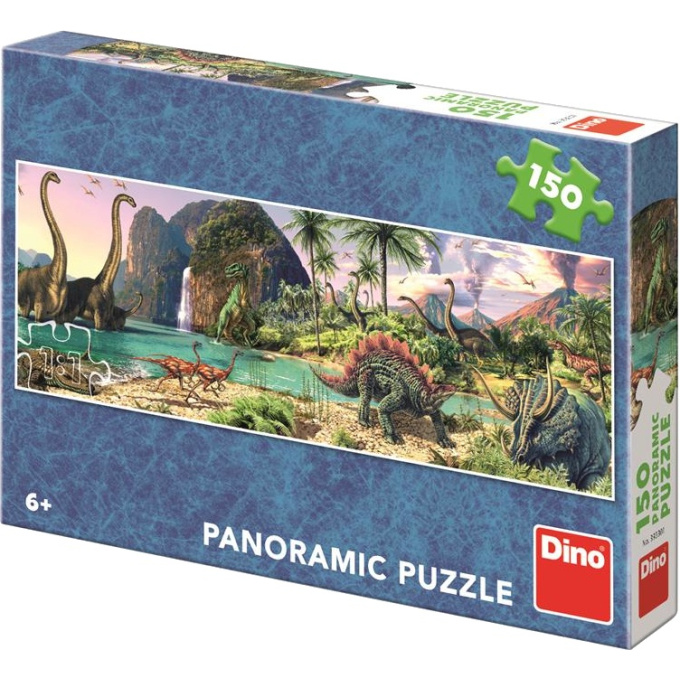 Puzzle 150 - Dinosauři u jezera