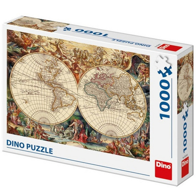 Puzzle 1000 – Historická mapa
