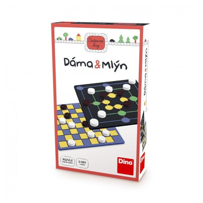 Cestovní hry - Dáma a mlýn