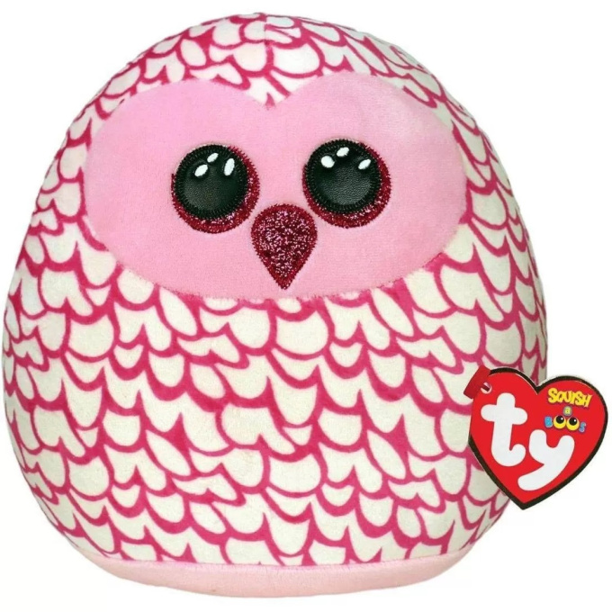 TY Squishy Beanies- Plyšová sova 30 cm
