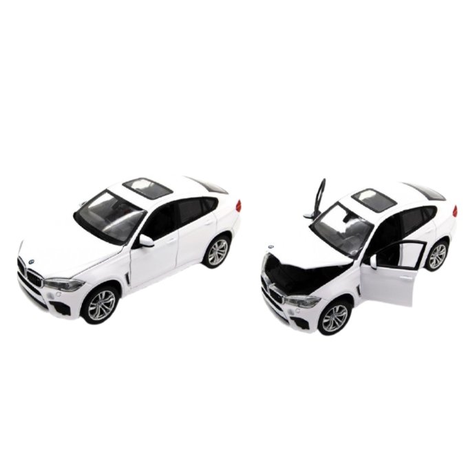 BMW X6M 1:24 Bílé