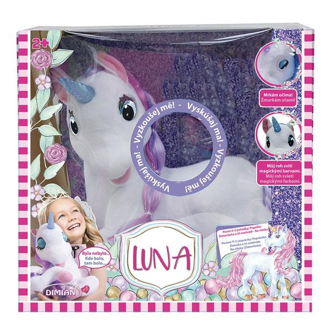 Interaktivní jednorožec - Luna