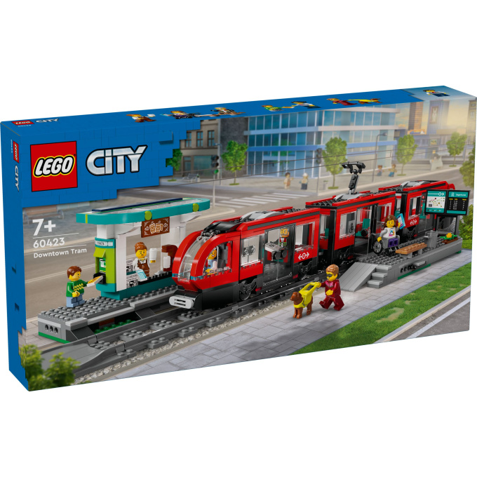 60423 Lego City – Tramvaj a zastávka v centru města