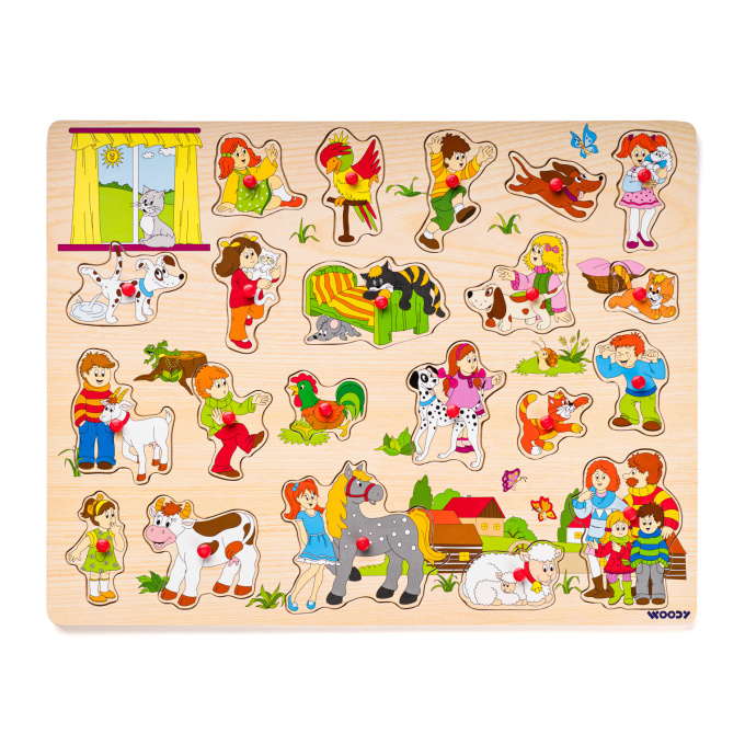 Woody – Dřevěné puzzle