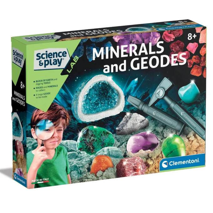 Clementoni - Výroba minerálů a geod