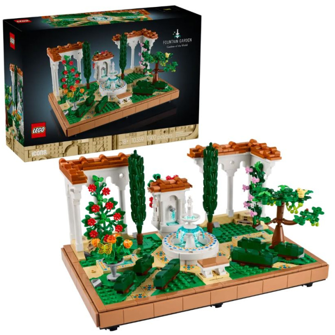 10359 Lego Icons – Zahrada s fontánou