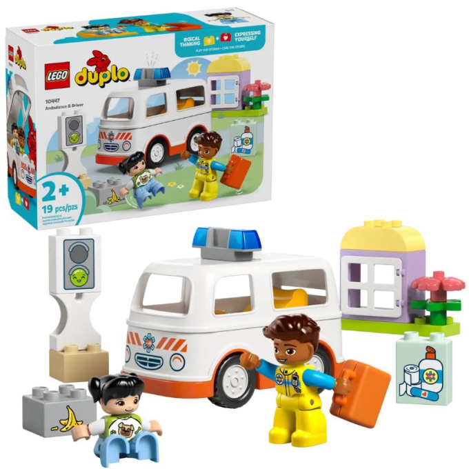 10447 Lego Duplo – Sanitka a řidič