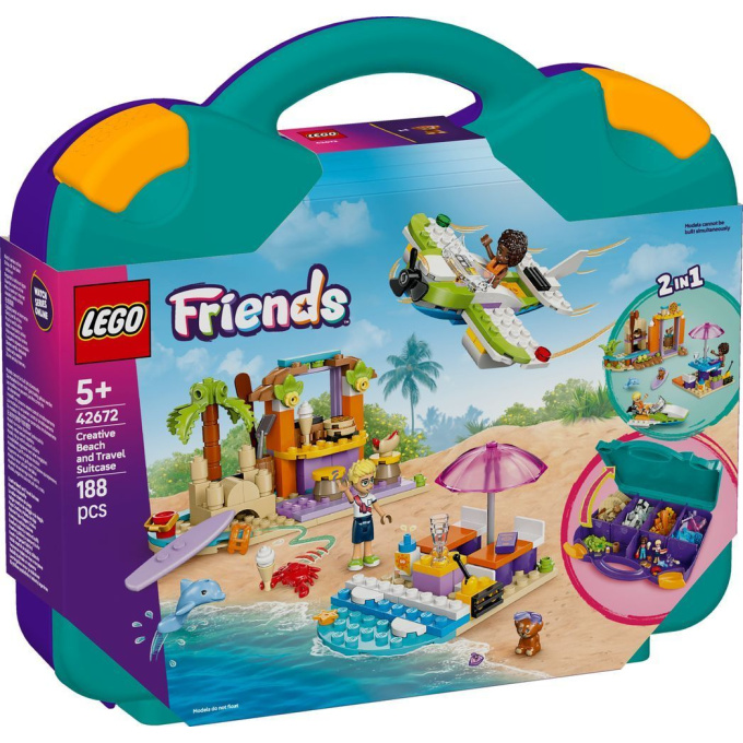 42672 Lego Friends – Kreativní plážový a cestovní kufřík