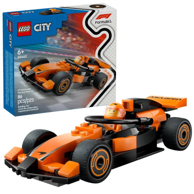 60442 Lego City – Jezdec F1® se závodním vozem McLaren