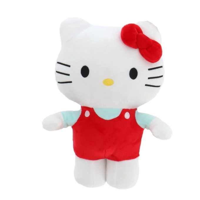 Hello Kitty - Plyšová postavička 17 cm Červená Mašle