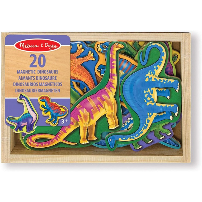 Dřevěné magnetky – Dinosauři